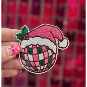 Disco Hat Iron On Patch - My Vinyl Craft