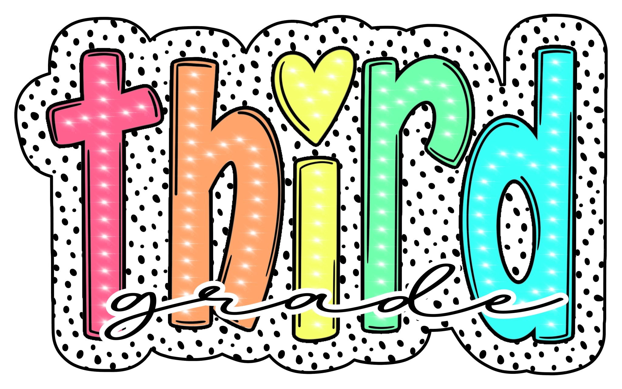 Dot Grades K - 5th DTF Transer - My Vinyl Craft