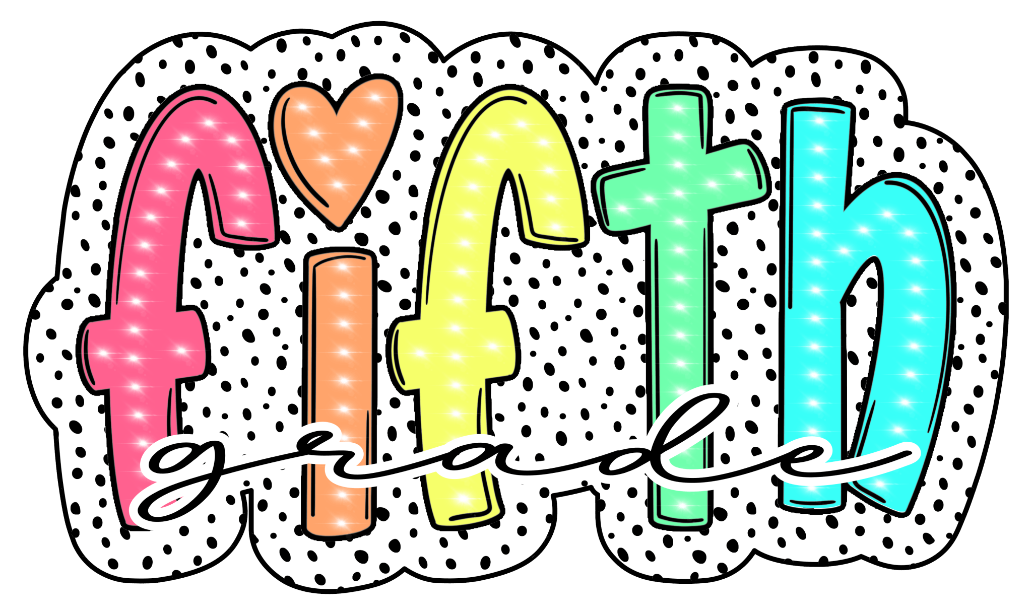 Dot Grades K - 5th DTF Transer - My Vinyl Craft