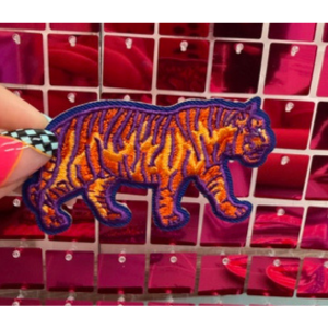 Easy Tiger Multi Colored Iron On Patch - My Vinyl Craft