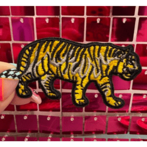 Easy Tiger Multi Colored Iron On Patch - My Vinyl Craft