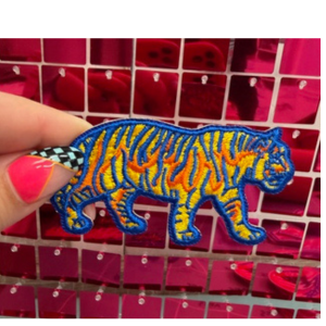 Easy Tiger Multi Colored Iron On Patch - My Vinyl Craft