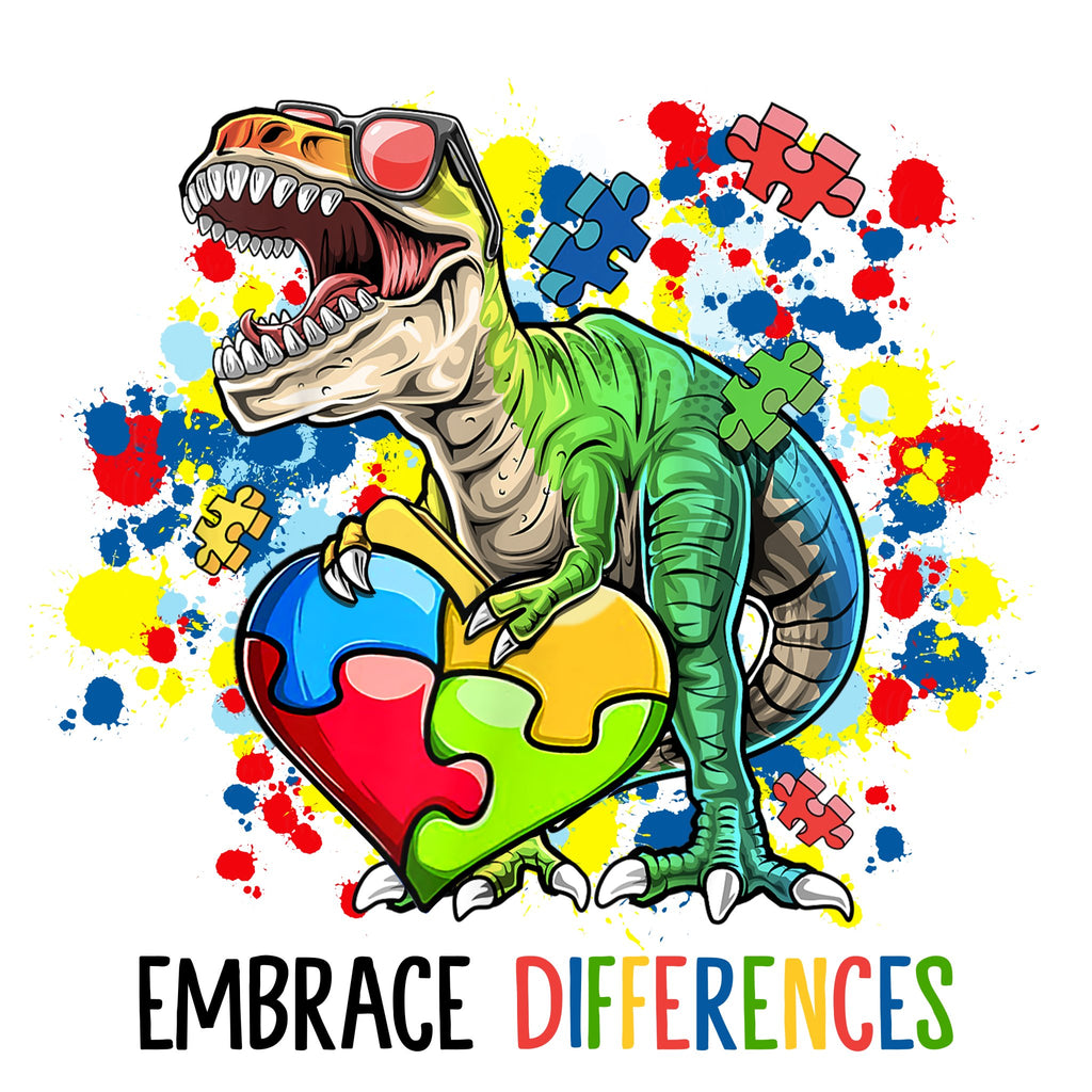 Embrace Difference DTF Transfer - My Vinyl Craft