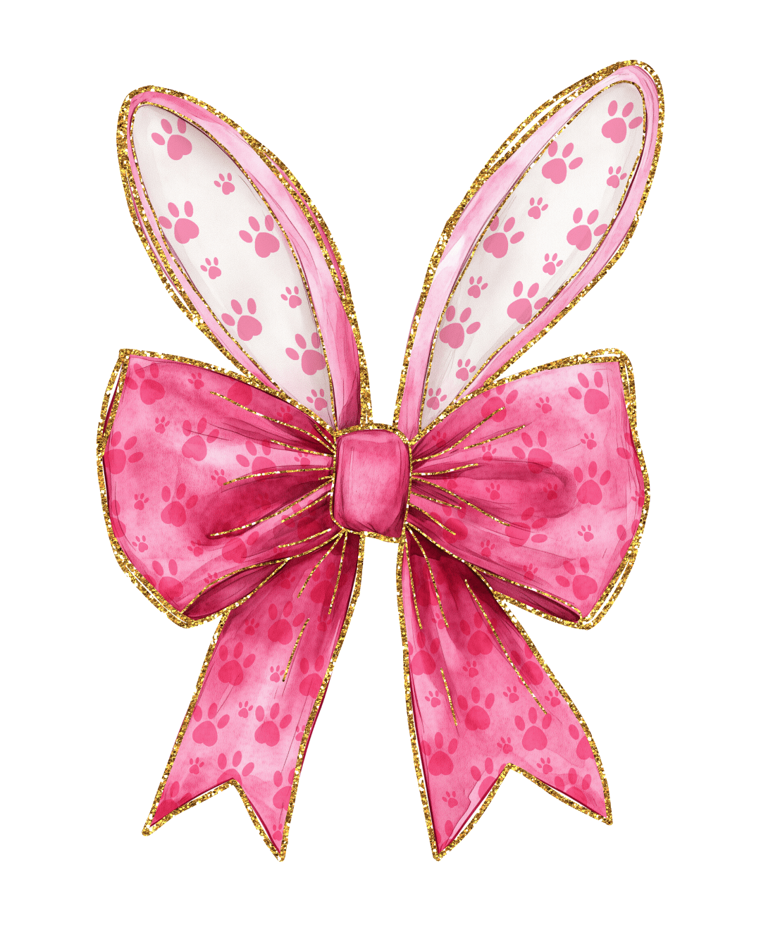 ET5 - Pink Bunny Ears DTF Transfer - My Vinyl Craft