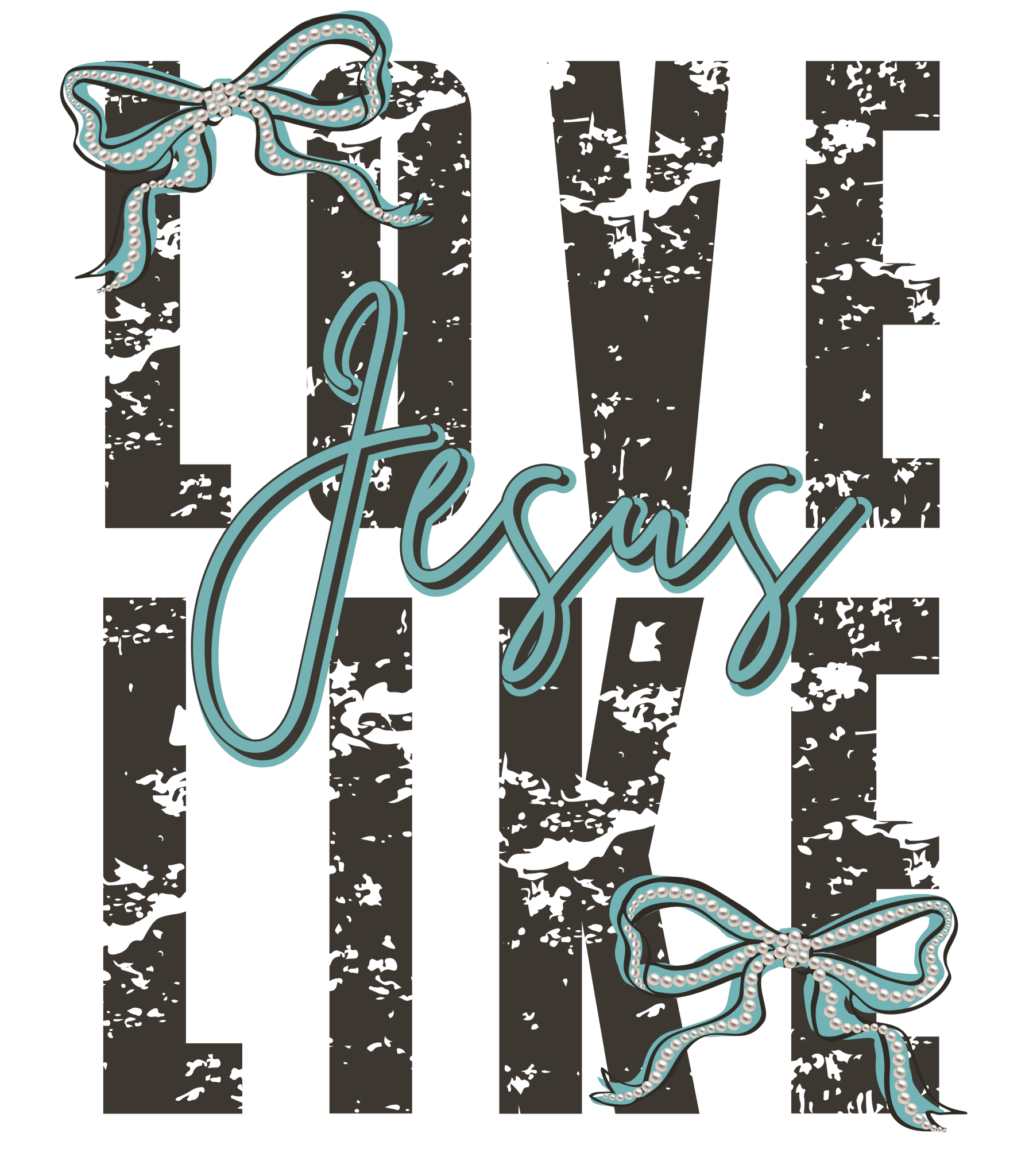 F13 - Love Like Jesus DTF Transfer - My Vinyl Craft