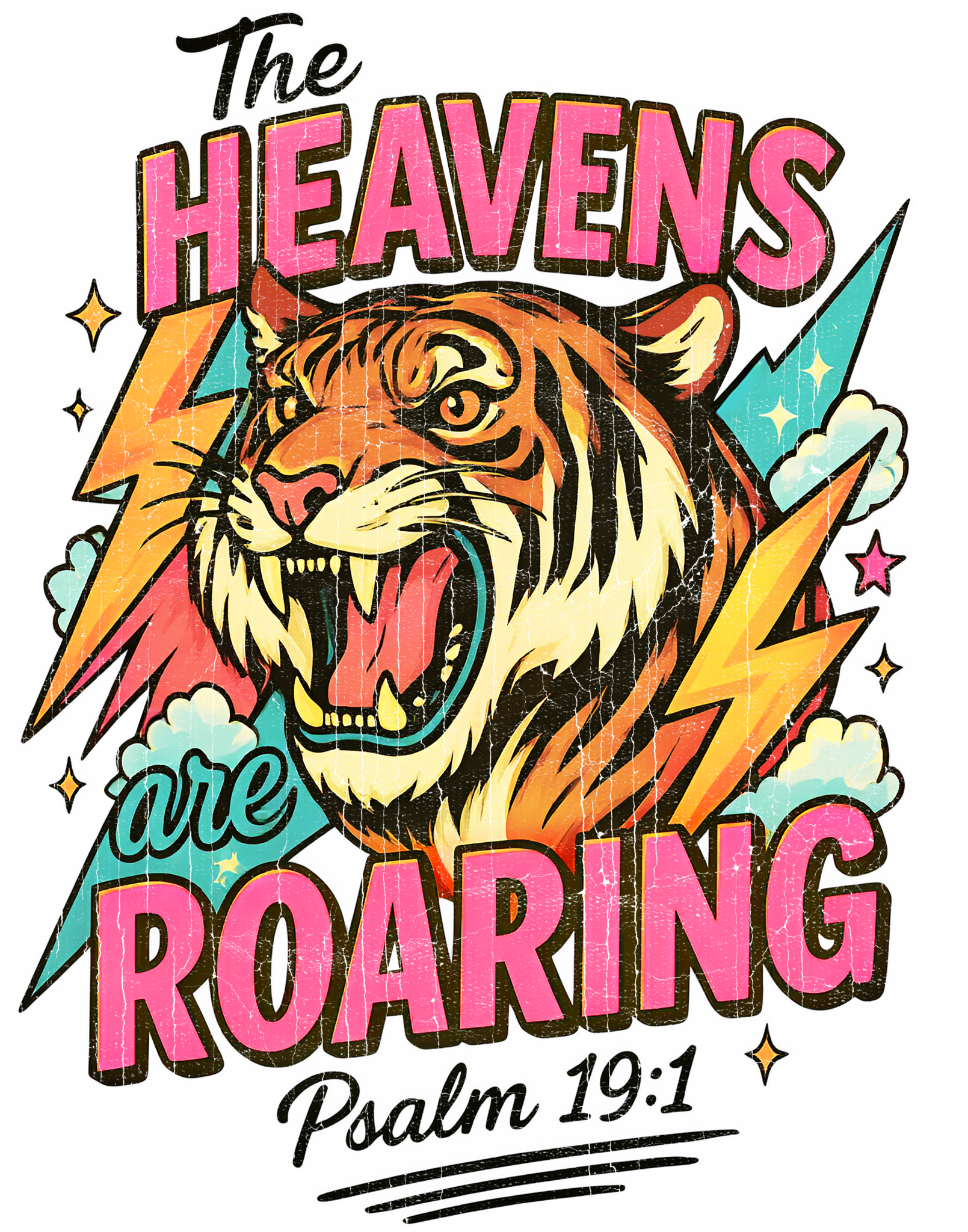 F14 - Heavens Roaring DTF Transfer - My Vinyl Craft