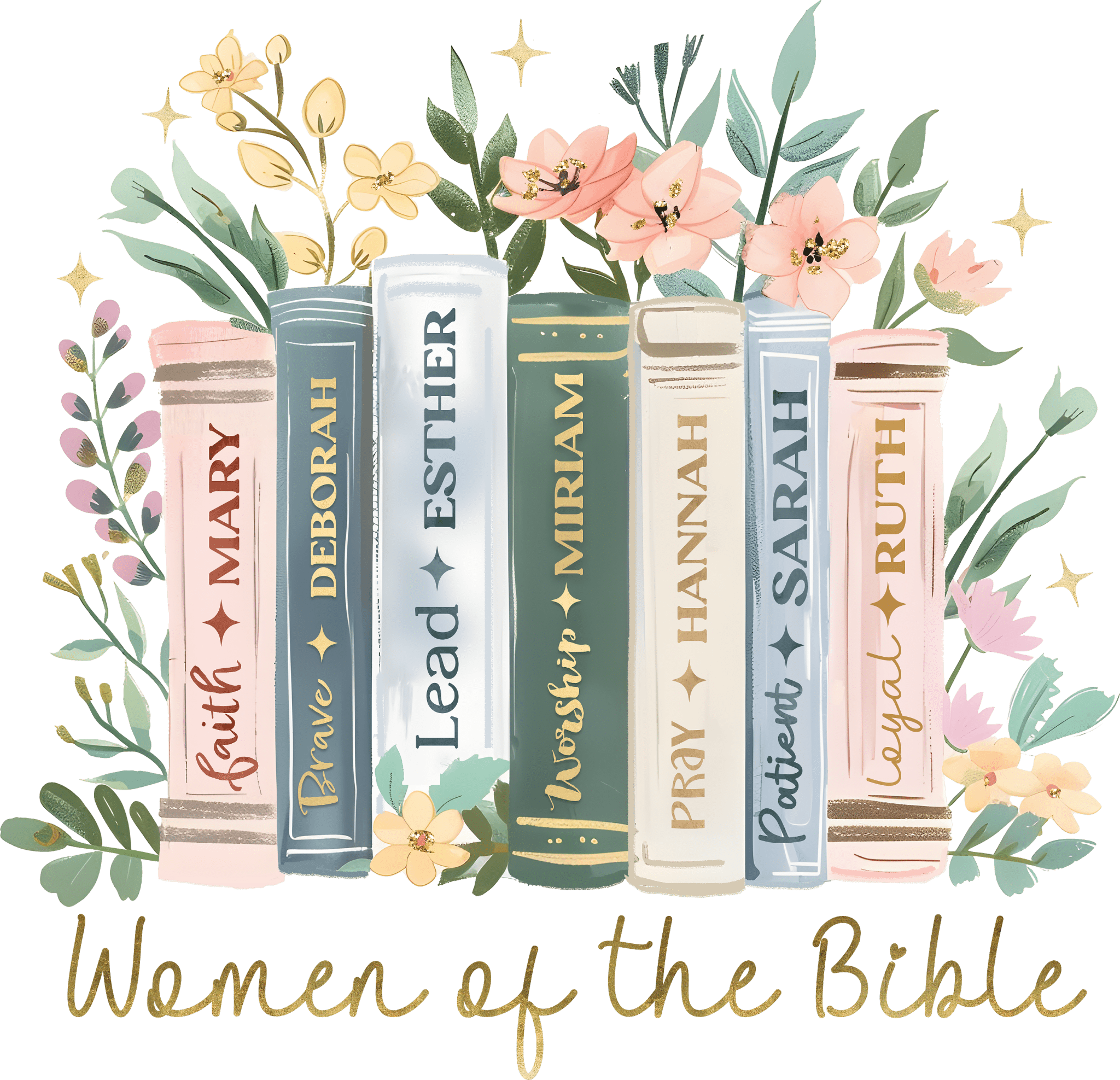 F2 - Women Of the Bible DTF Transfer - My Vinyl Craft