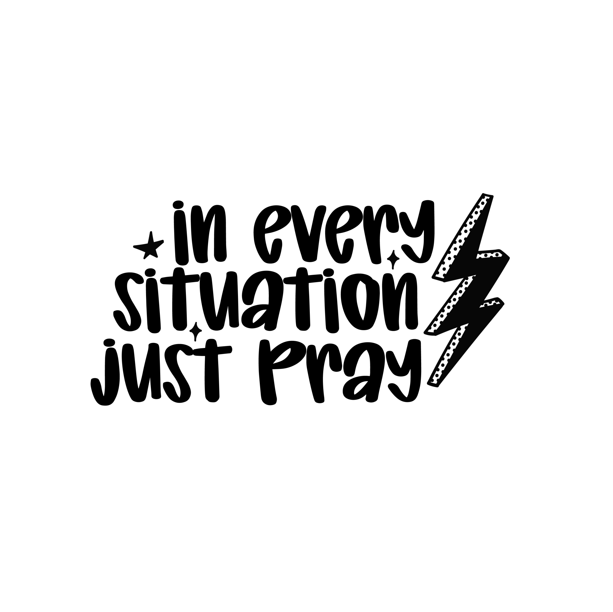 F3 - Pray Instead DTF Transfer - My Vinyl Craft