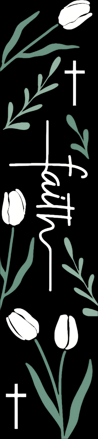 Faith Tulip Pen Wrap UV DTF - My Vinyl Craft