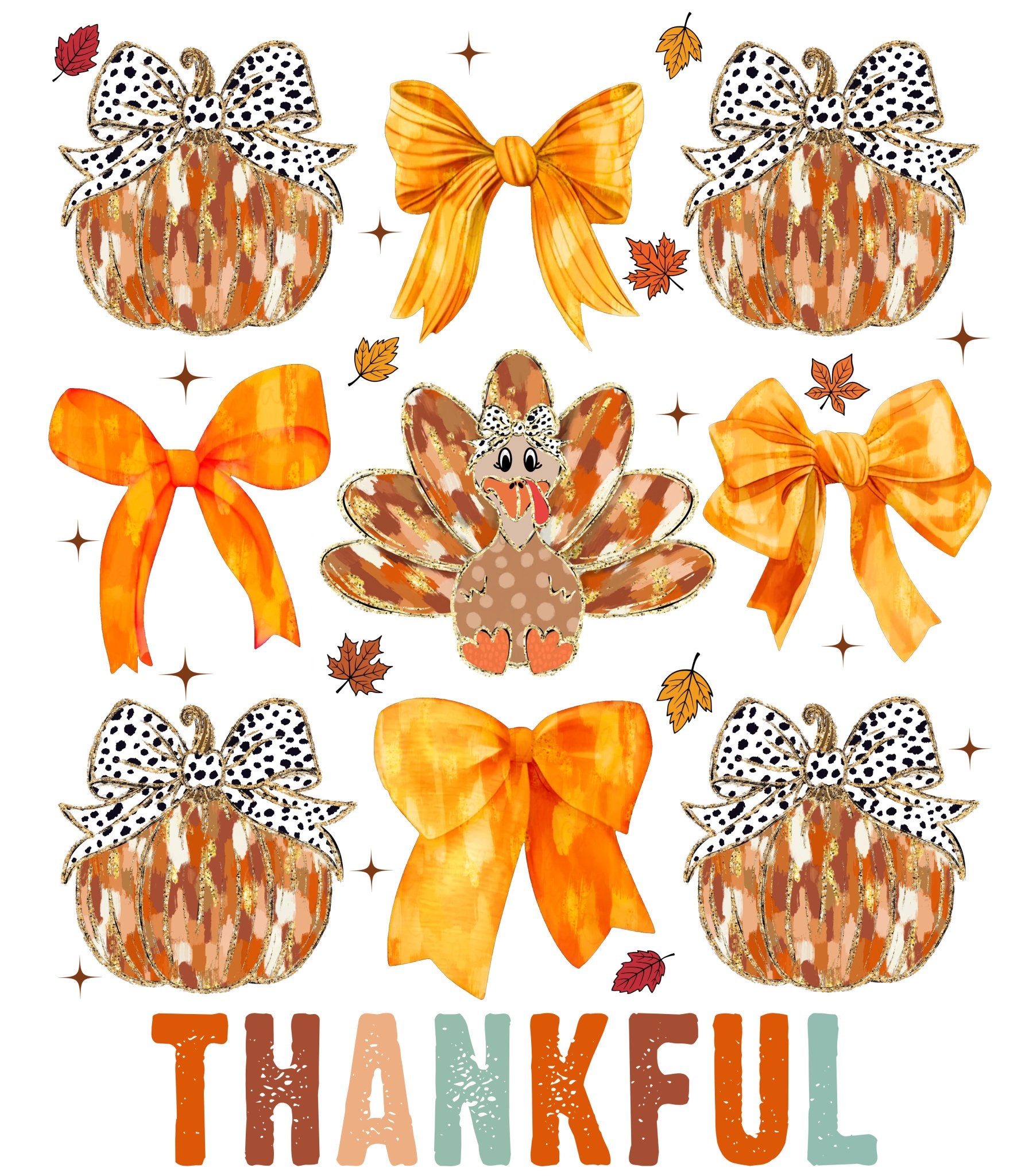 FL25 - Thankful DTF Transfer - My Vinyl Craft