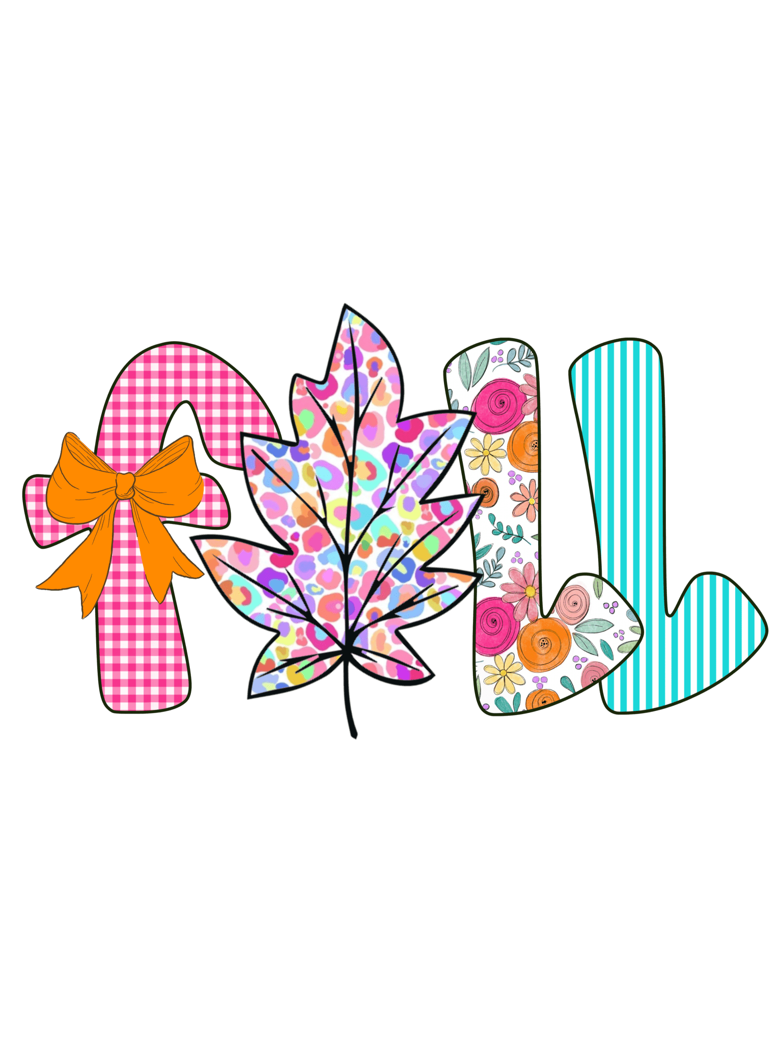 FL28 - Bright Fall DTF Transfer - My Vinyl Craft