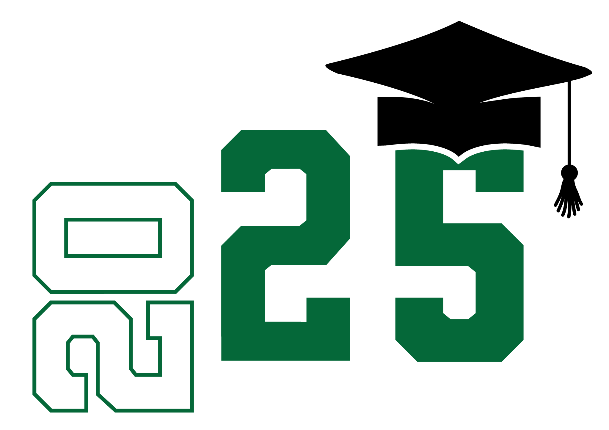 GD4 - Green Senior DTF Transfer - My Vinyl Craft