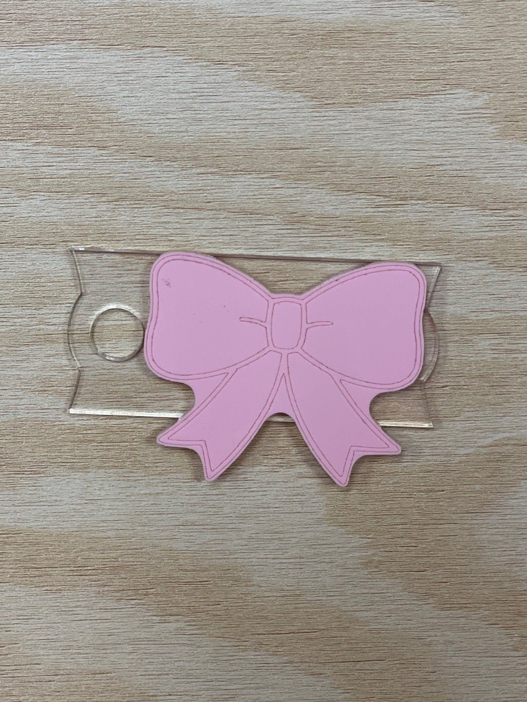 Girly Bow Cup Topper - My Vinyl Craft