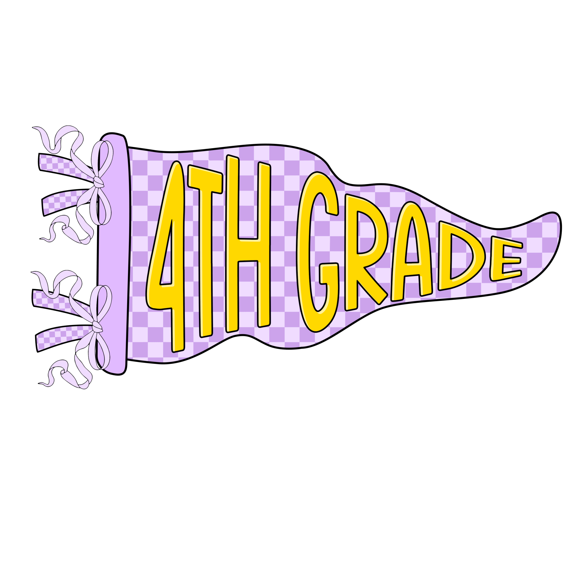 Grade Pennant PK-5th DTF Transfer - My Vinyl Craft
