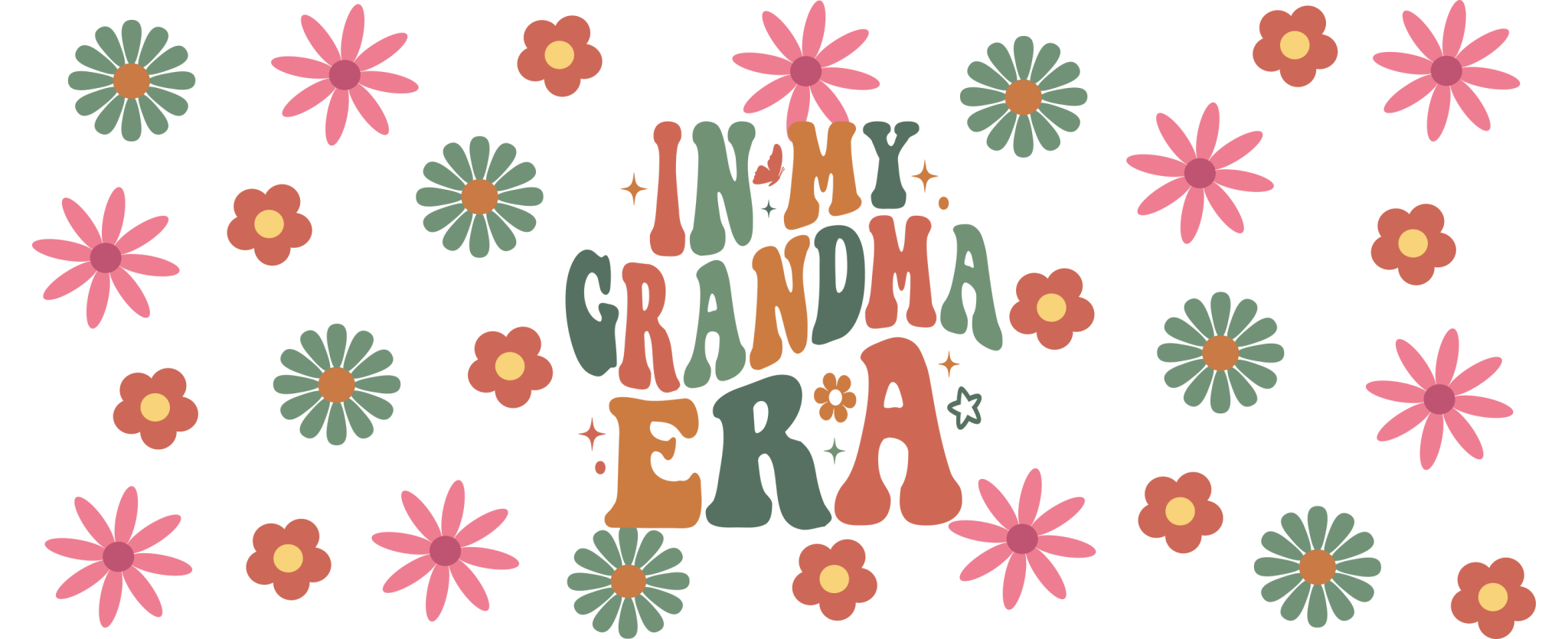 Grandma Era UV DTF Cup Wrap - My Vinyl Craft