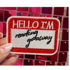 Hello I'm Reading Iron On Patch - My Vinyl Craft