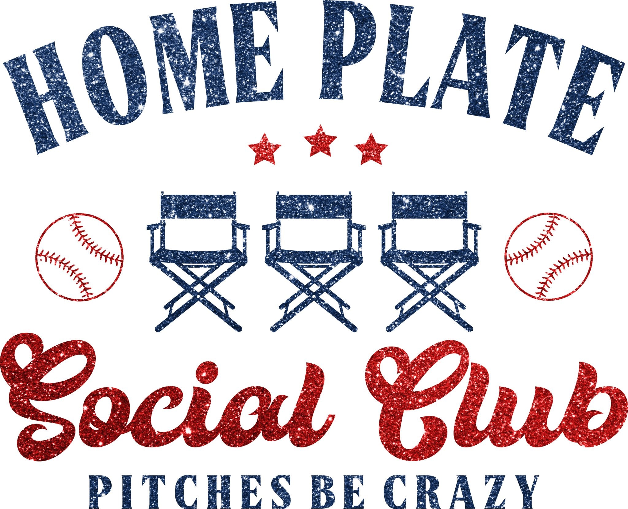 Home Plate DTF Transfer - My Vinyl Craft