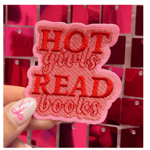 Hot Girls Read Iron On Patch - My Vinyl Craft