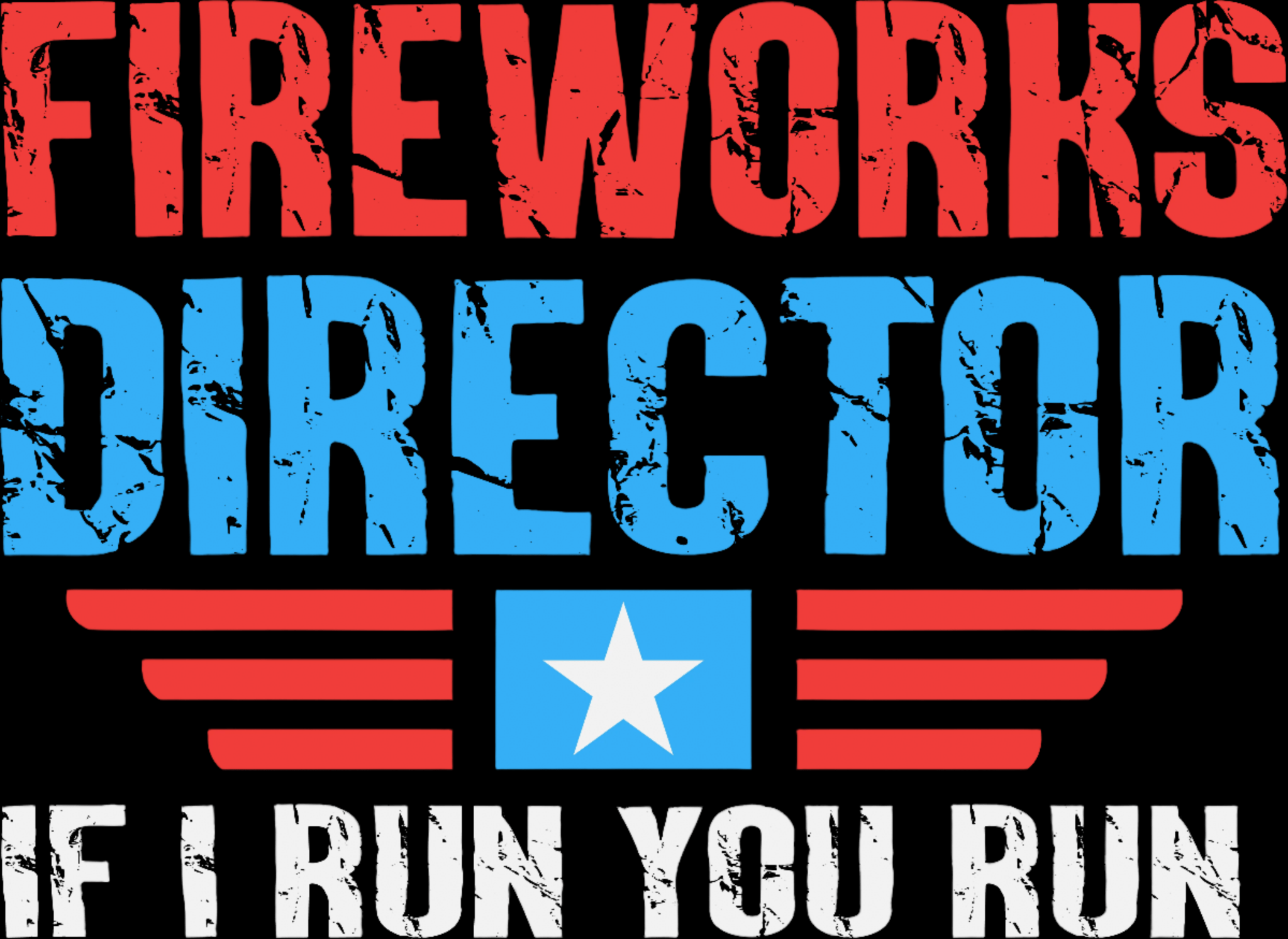 ID36 - Fireworks Director DTF Transfer - My Vinyl Craft