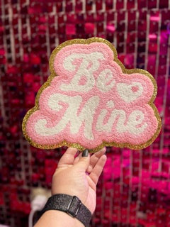 Be Mine Chenille Iron On Patch
