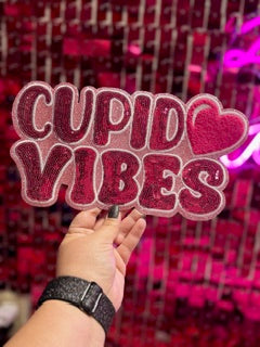 Cupid Vibes Sequins Iron On Patch