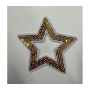Knock Out Star Iron On Patch - My Vinyl Craft