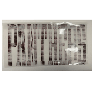 Large Panthers Rhinestone Transfer - My Vinyl Craft