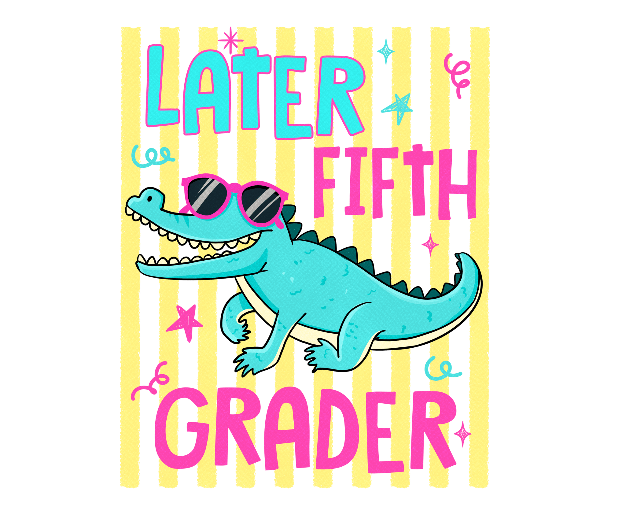 Later Grader Yellow DTF Transfers - My Vinyl Craft