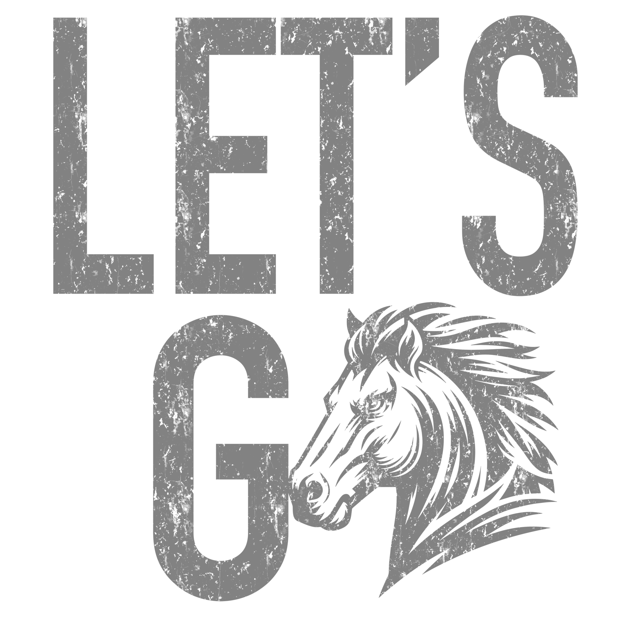Let's go Broncos DTF Transfer - My Vinyl Craft