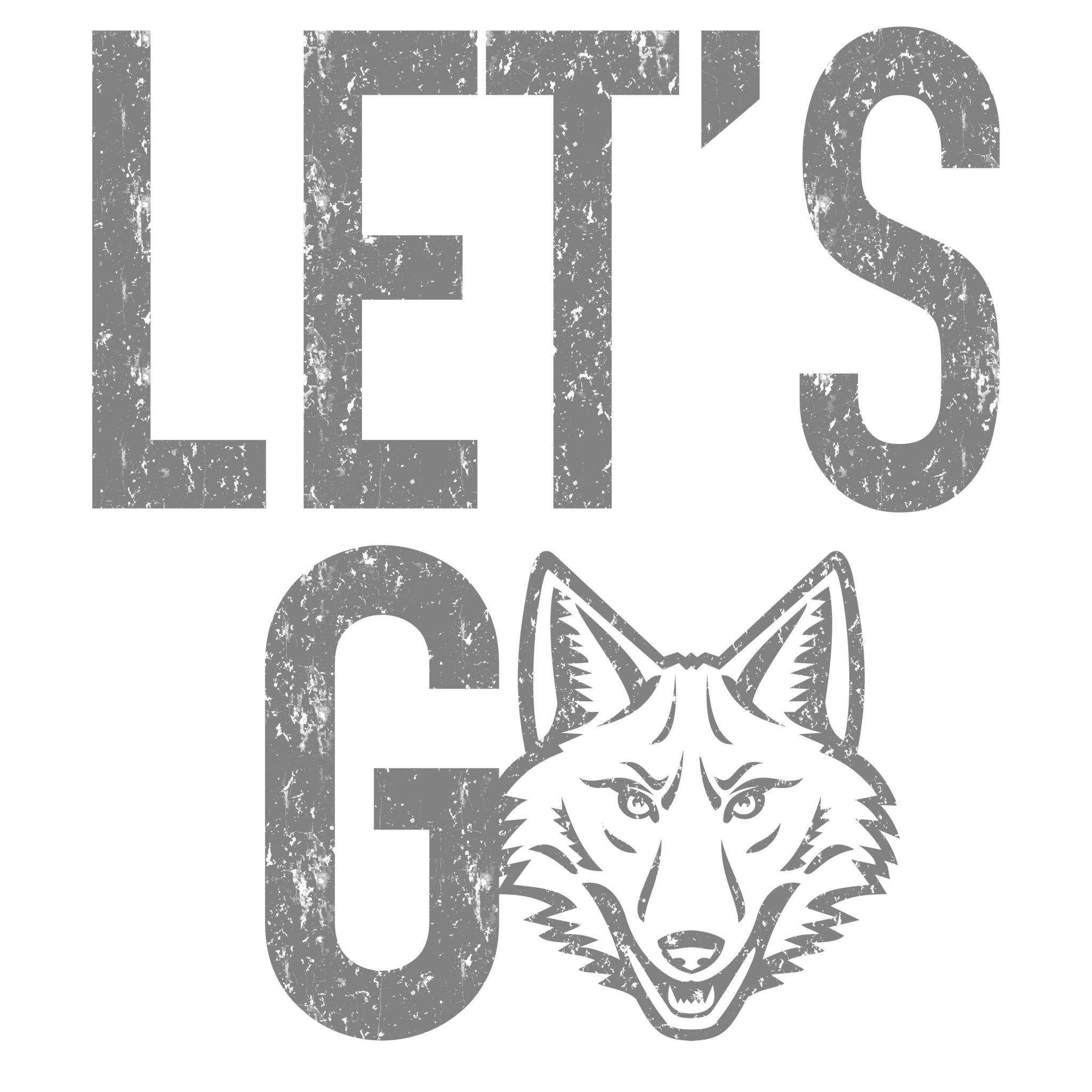 Let's go Coyotes DTF Transfer - My Vinyl Craft