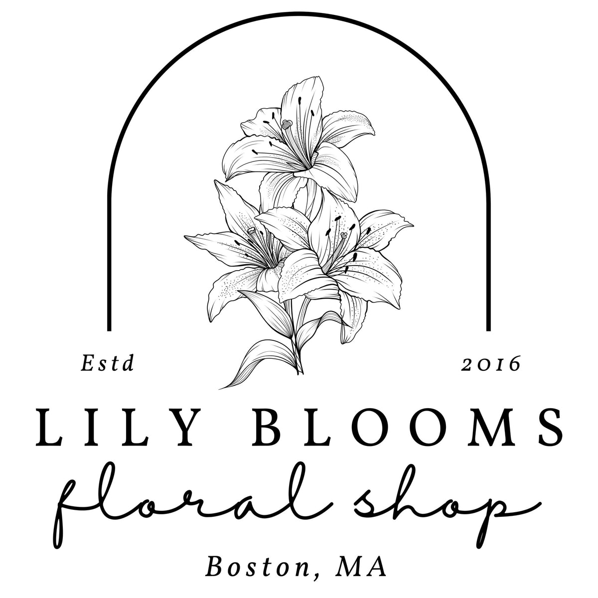 lily blooms flower shop boston Lily Blooms DTF Transfer