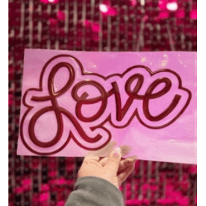 Love Puff Transfer ** PRE - ORDER** - My Vinyl Craft