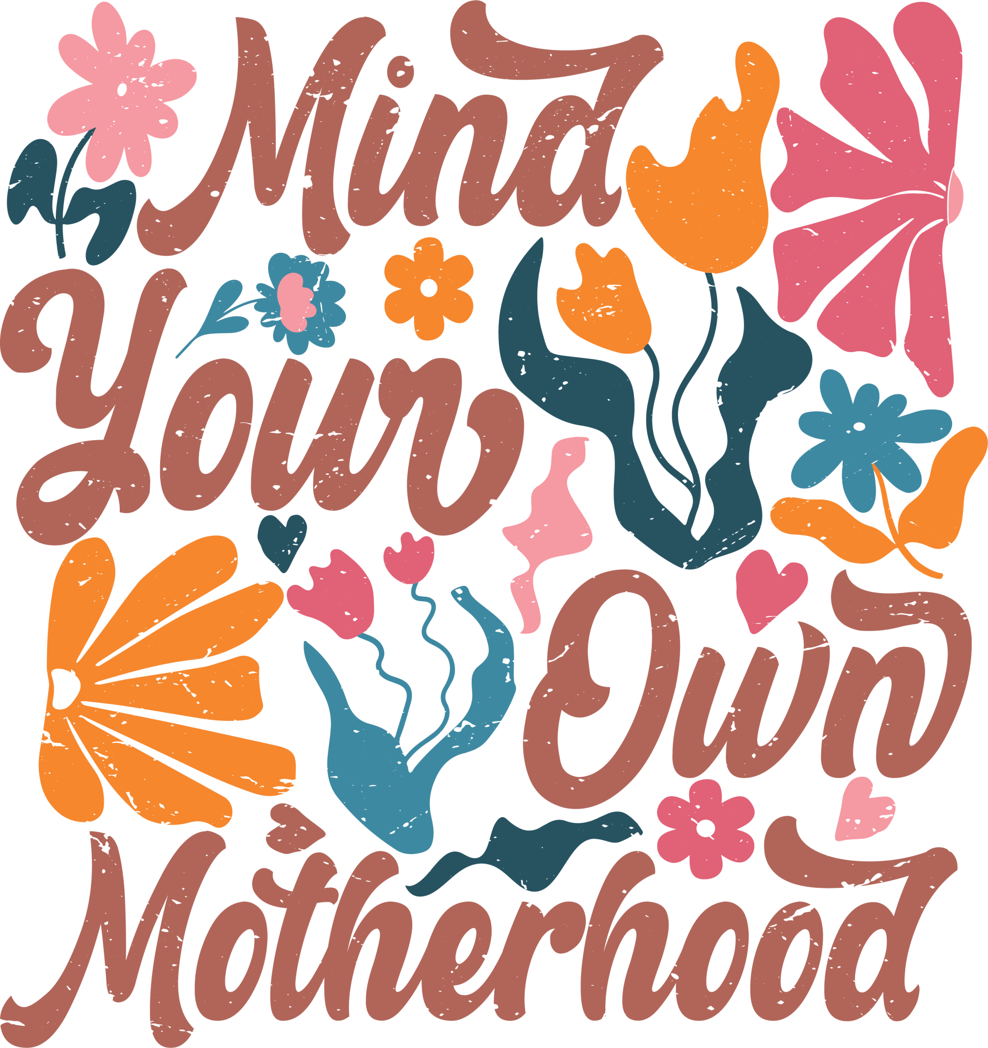 M8 - Mind Motherhood DTF Transfer - My Vinyl Craft