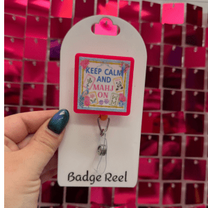 Mahj On Badge Reel - My Vinyl Craft