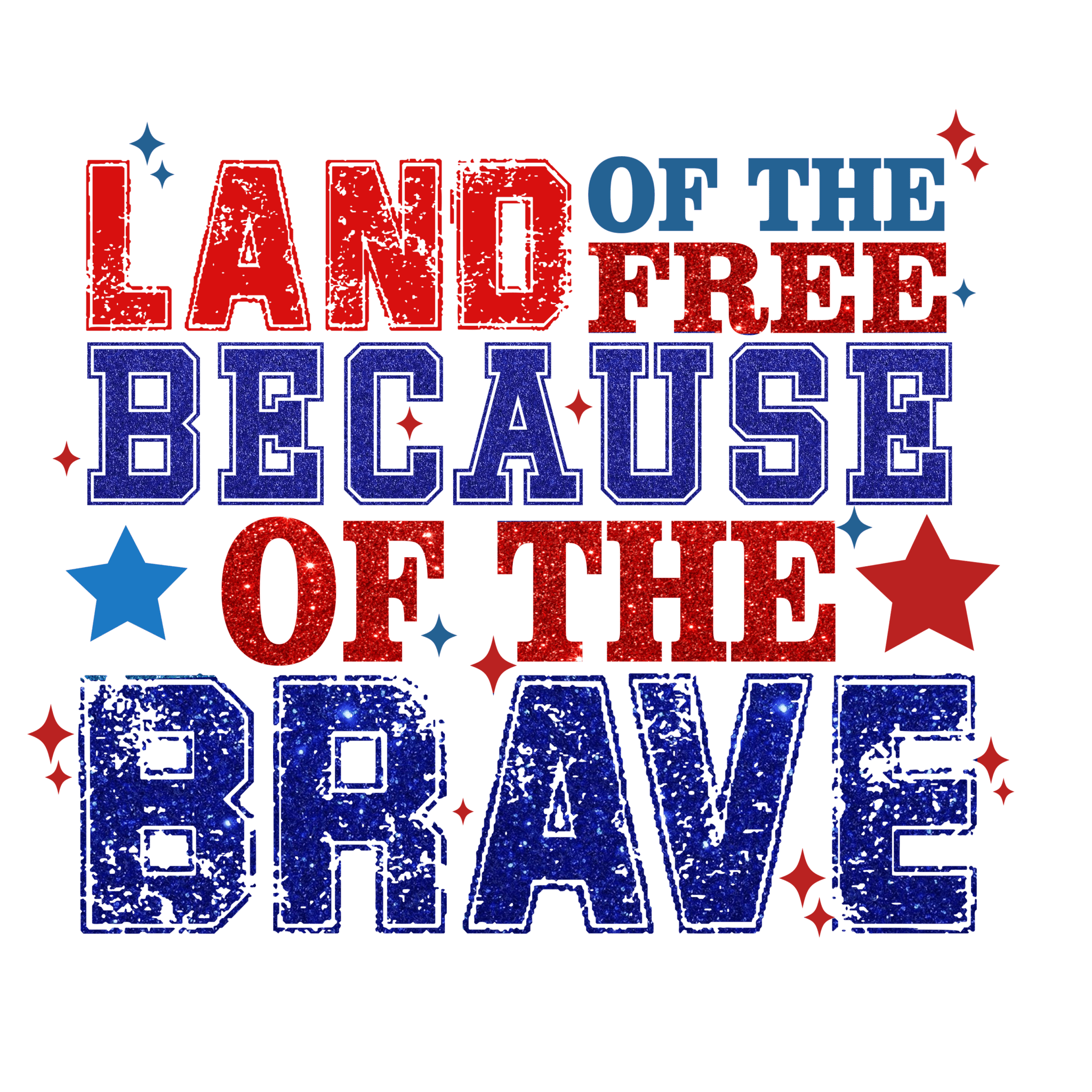 MD6 - Freedom Block DTF Transfer - My Vinyl Craft