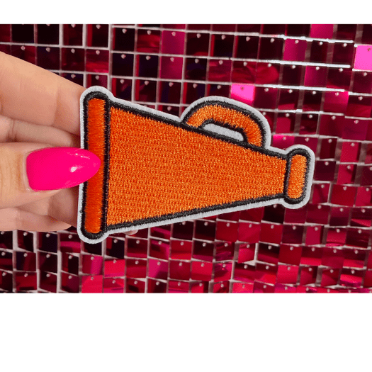 Megaphone Iron on Patch - My Vinyl Craft