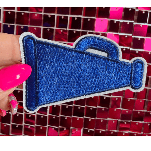 Megaphone Iron on Patch - My Vinyl Craft