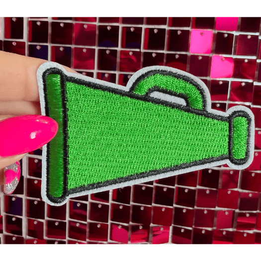 Megaphone Iron on Patch - My Vinyl Craft