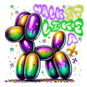 MG10 - Walk It Like A Dog DTF Transfer - My Vinyl Craft