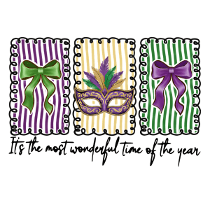 MG11 - Mardi Girly Block DTF Transfer - My Vinyl Craft