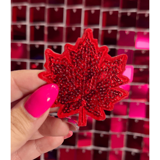 Mini Leafs Iron On Patch - My Vinyl Craft