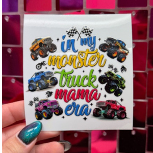 Mom Truck Small UV DTF - My Vinyl Craft