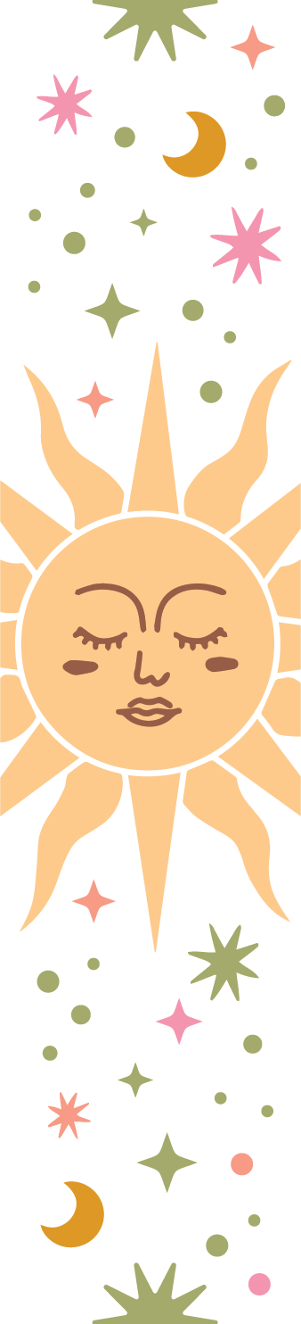 Mystic Sun Pen Wrap UV DTF - My Vinyl Craft