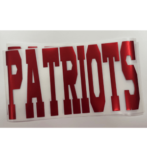 Patriots PUFF HTV Transfer **PRE - ORDER** - My Vinyl Craft