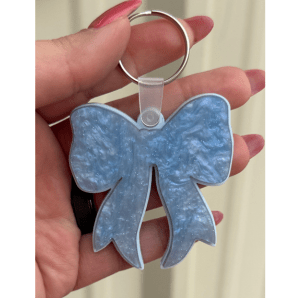 Pearl Bow Keychain - My Vinyl Craft