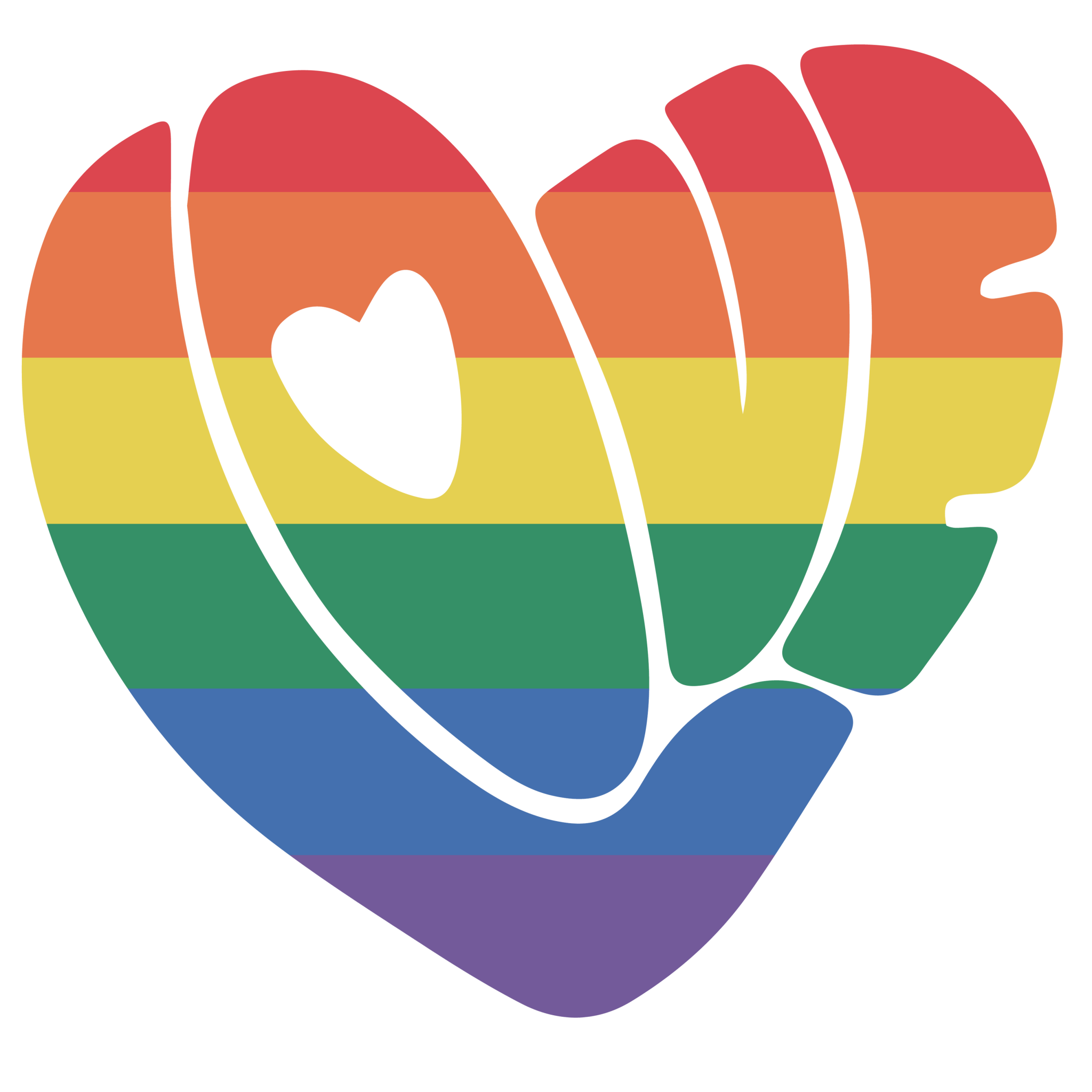 PR1 - Love Rainbow DTF Transfer - My Vinyl Craft