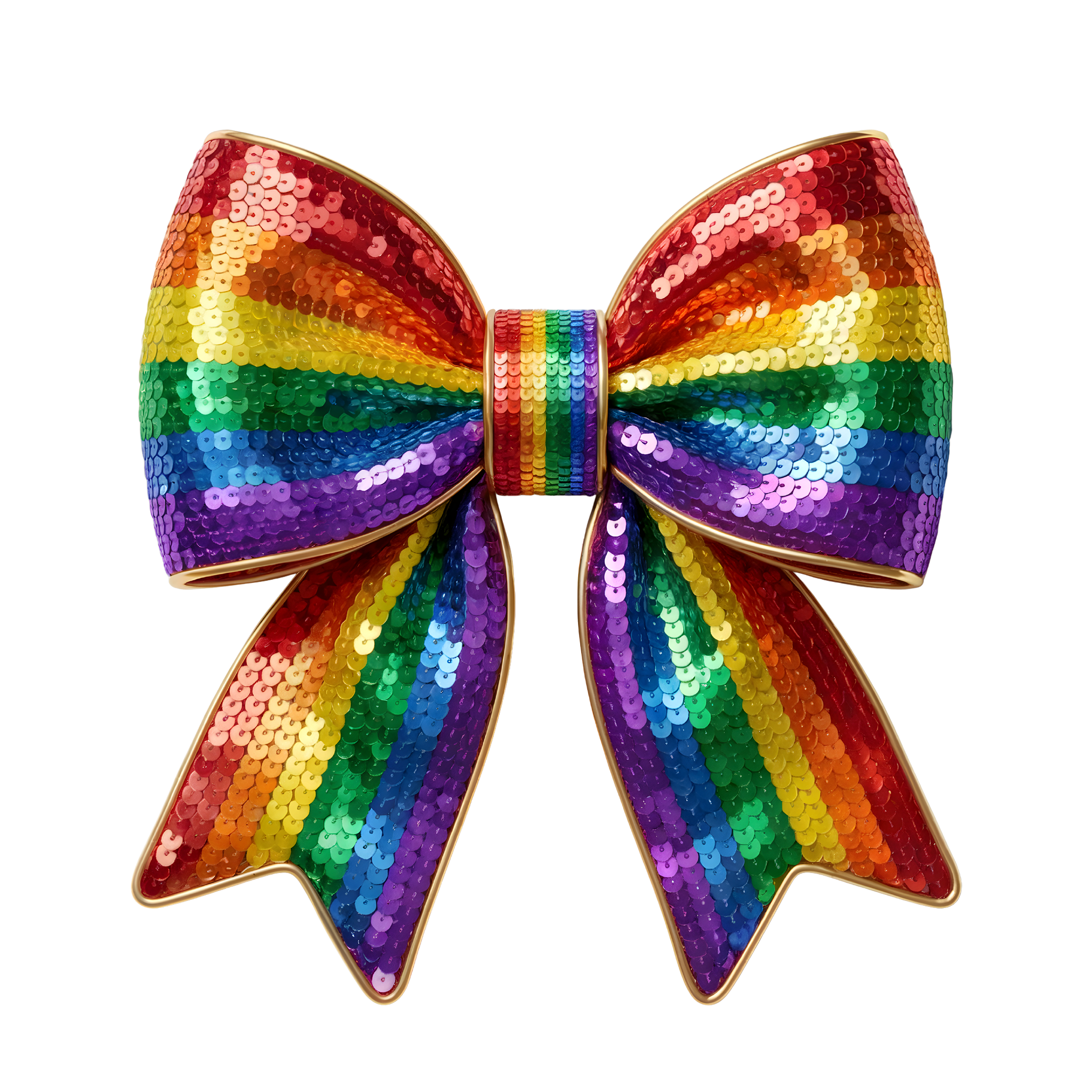 PR8 - Rainbow Bow DTF Transfer - My Vinyl Craft