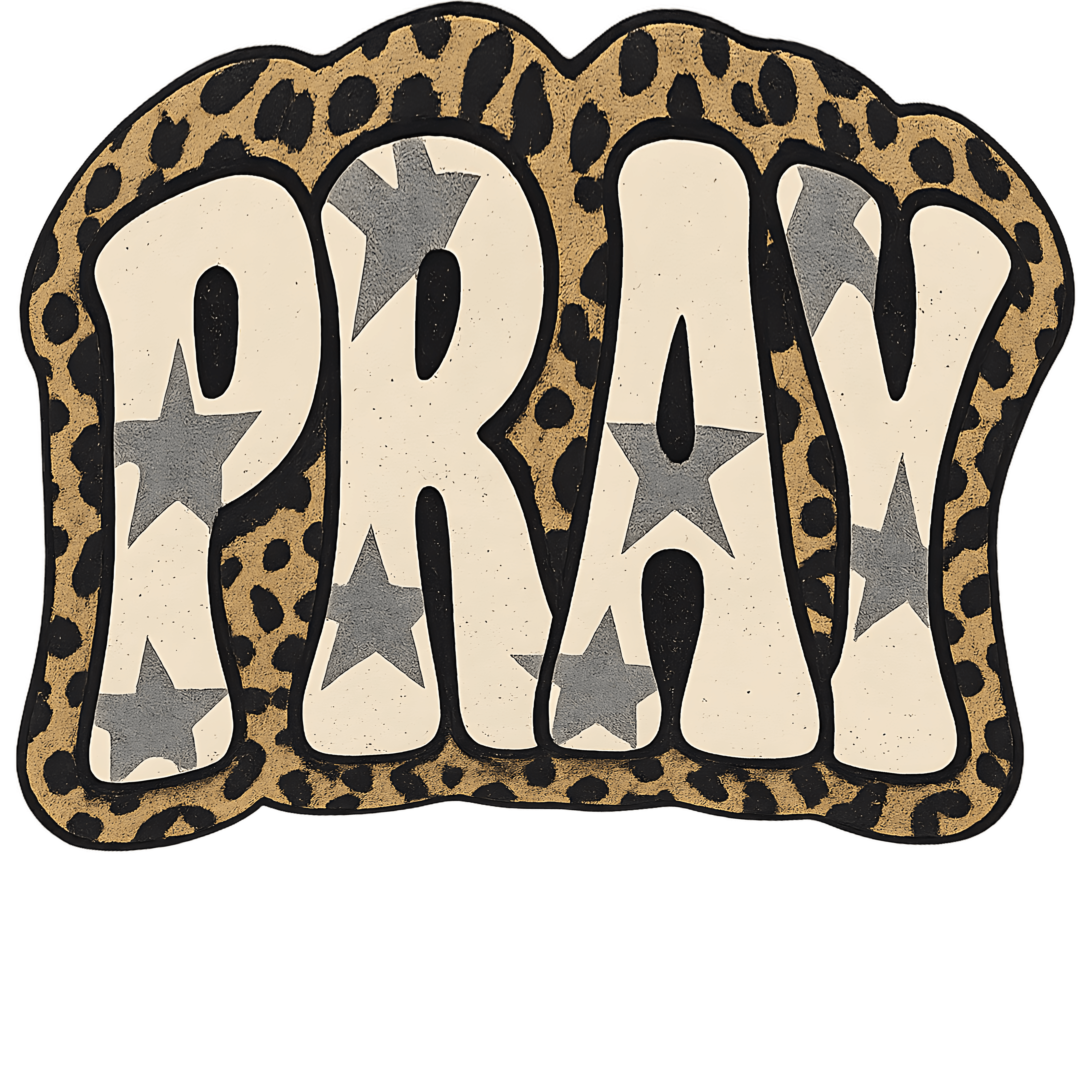 F8 - Pray Leopard DTF Transfer