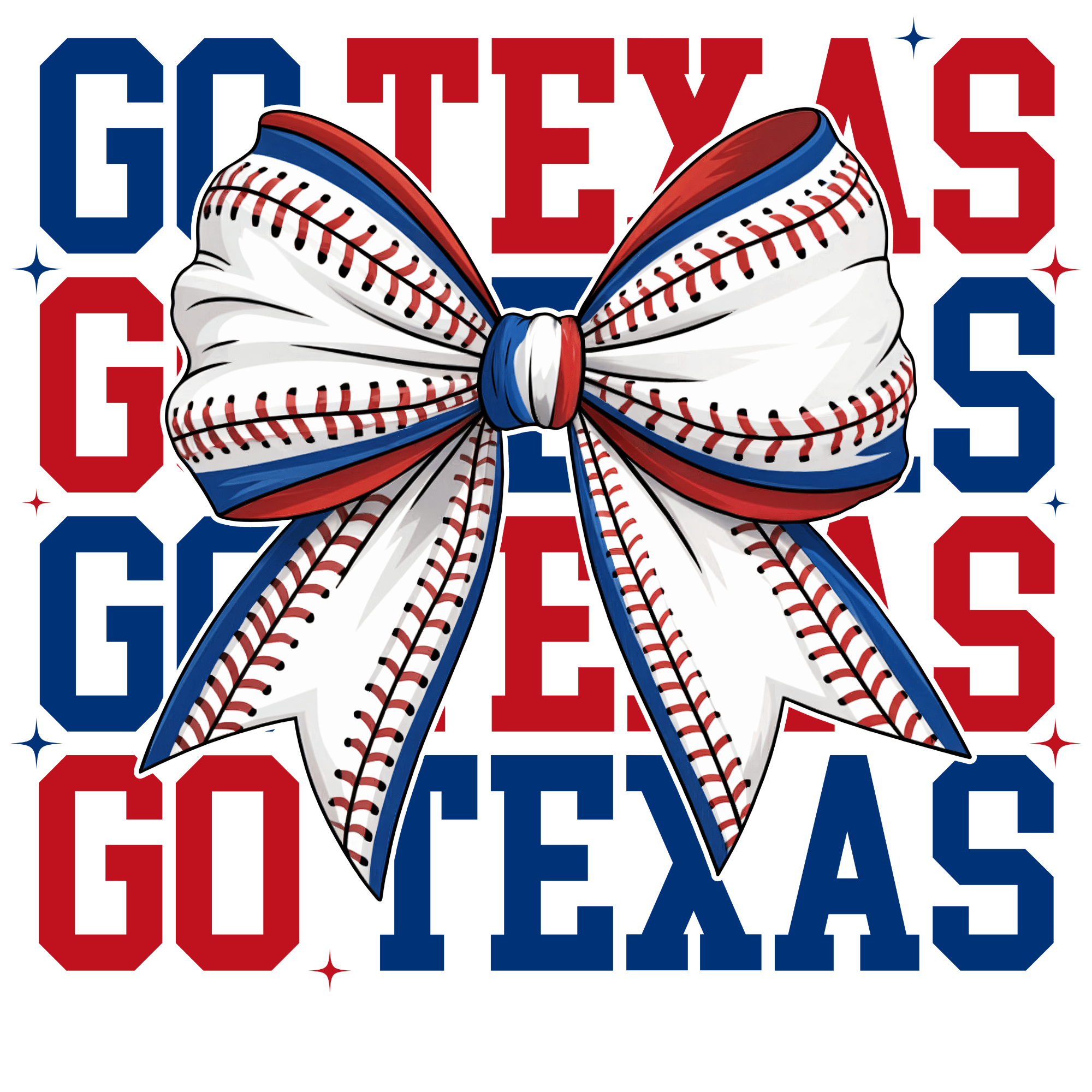 R4 - Go Texas DTF Transfer - My Vinyl Craft