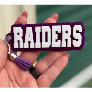 Raiders Acrylic Keychain - My Vinyl Craft